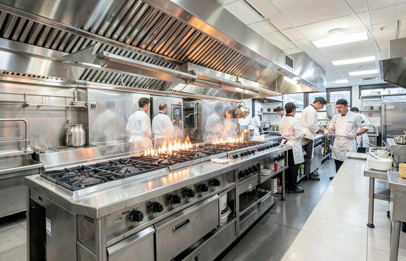 Eagle Flame Commercial 6 Burner Range